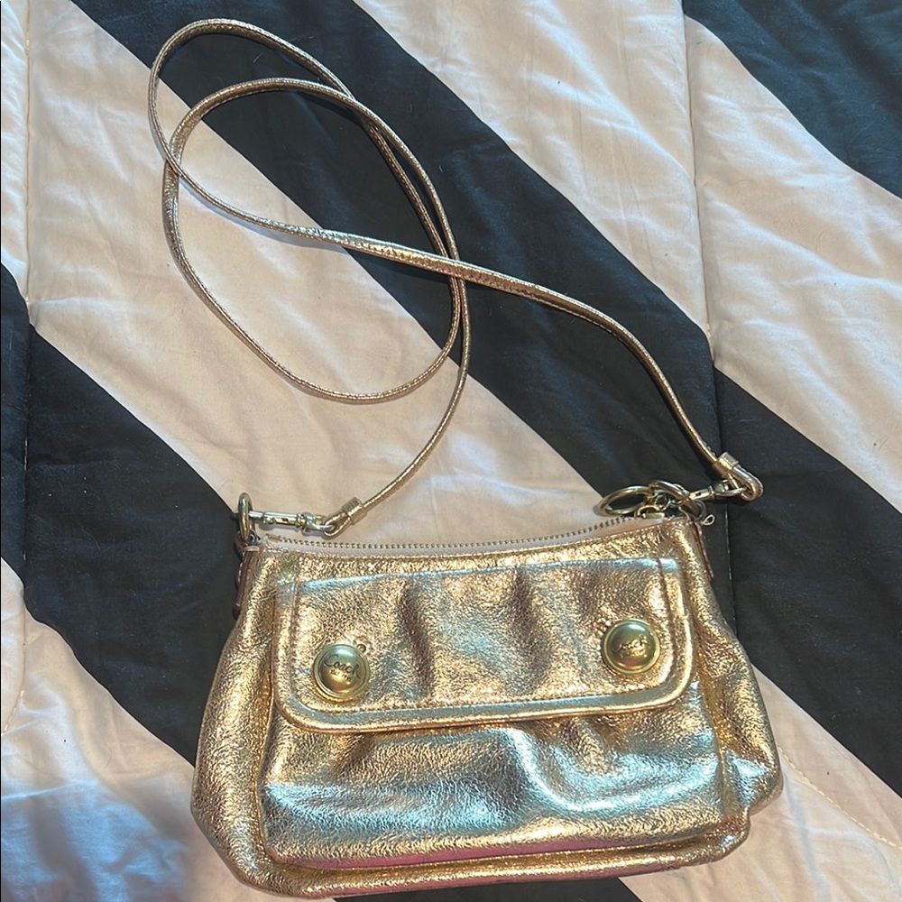 Coach Gold Crossbody Bag
